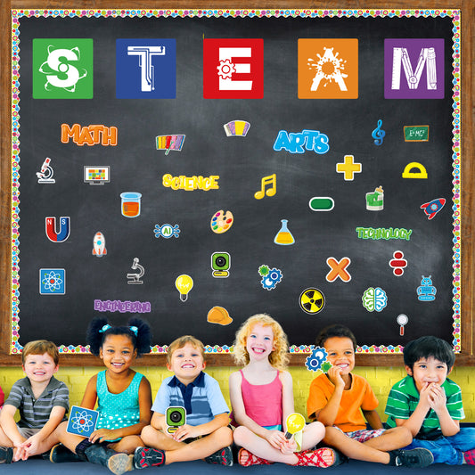 STEAM Classroom Decorations STEAM Bulletin Board Set