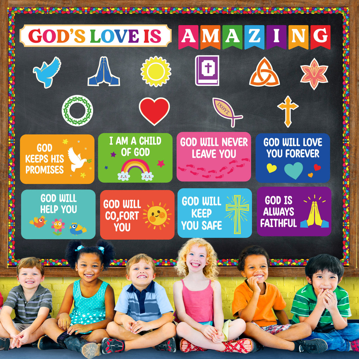 God's Love is Amazing Christian Bulletin Board Set