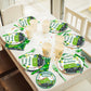 96 Pieces Garbage Truck Party Tableware Set Paper Plates Napkins Forks for 24 Guests