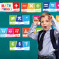 12 Pieces Educational Math Symbols Bulletin Board Strips Set