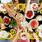 Sunflower Tablecloth - baby shower or birthday party decorations