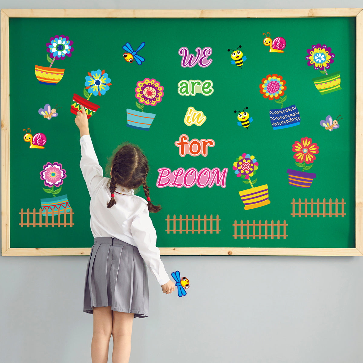 Summer Sunflower Cutouts Colorful Flowers Cut-Outs Bulletin Board Set