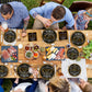 96 Pcs Vintage Aged Party Tableware for 24 Guests for Men