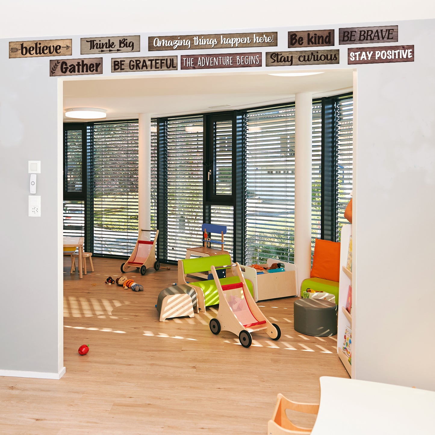 23 Pieces Farmhouse Inspirational Bulletin Board Decorations