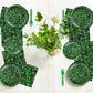 Green Leaves Theme Party Supplies,Plates Napkins Forks Set of 96pcs