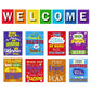 15 Pieces Welcome Inspirational Bulletin Board Decorations Motivational Poster