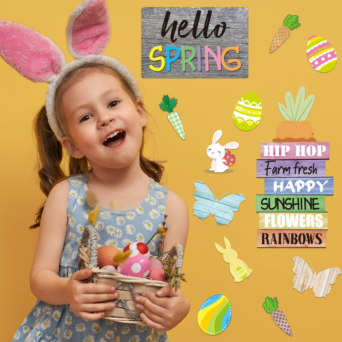 40 Pieces Spring Bulletin Board Decorations Set