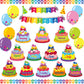 44 Pieces Happy Birthday Bulletin Board Set